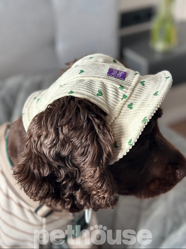 Hat-Dog Панама з вельвету для собак, сердечки