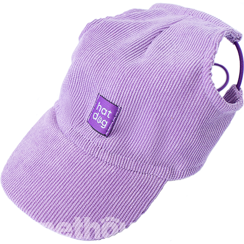 Hat-Dog Кепка з вельвету для собак, лавандова