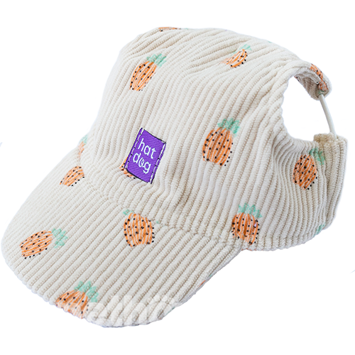 Hat-Dog Кепка з вельвету для собак, ананаси