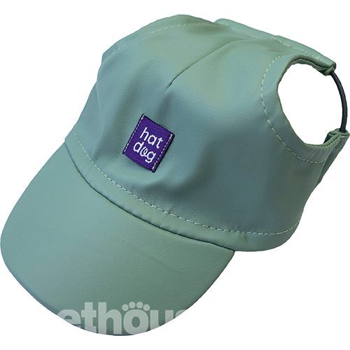 Hat-Dog Кепка з еко-шкіри для собак, ментолова