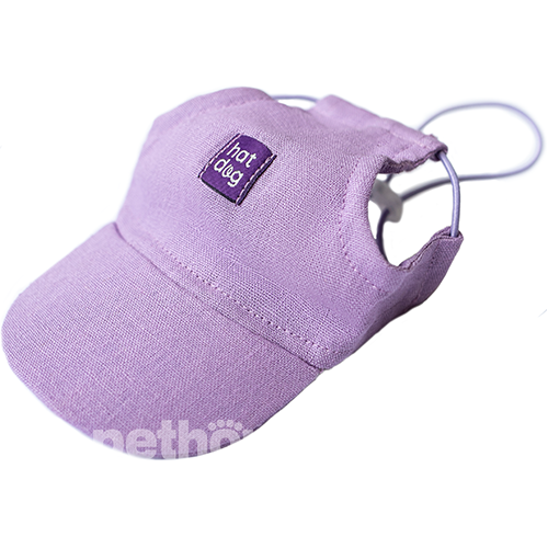 Hat-Dog Кепка з льону для собак, лавандова