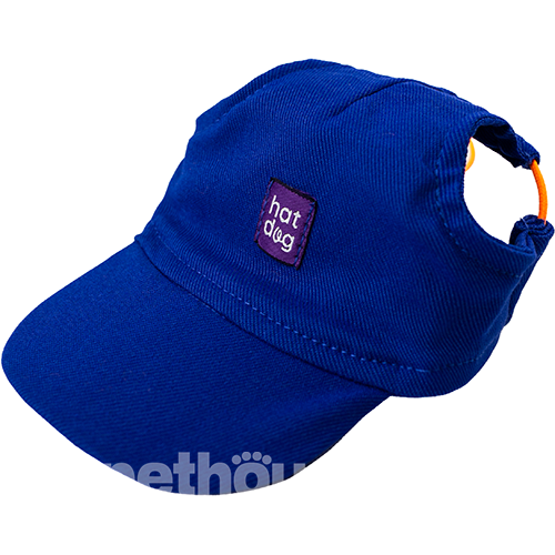 Hat-Dog Кепка з бавовни для собак, синя