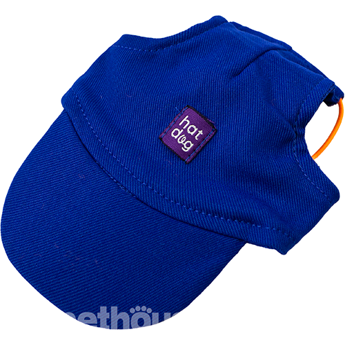 Hat-Dog Кепка з бавовни для собак, синя