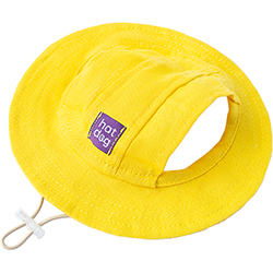 Hat-Dog Панама з льону для собак, жовта
