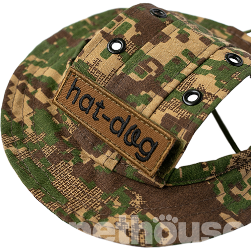 Hat-Dog Панама з бавовни для собак, мілітарі
