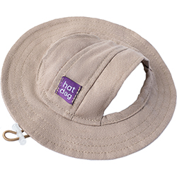 Hat-Dog Панама з льону для собак, мокко