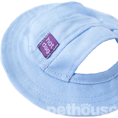 Hat-Dog Панама з льону для собак, ніжно-блакитна