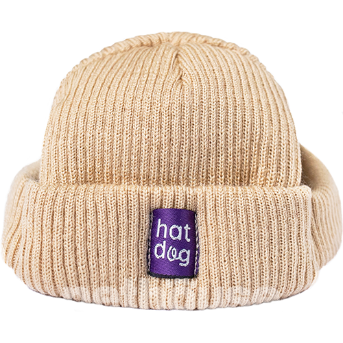 Hat-Dog Шапка для собак, бежевая