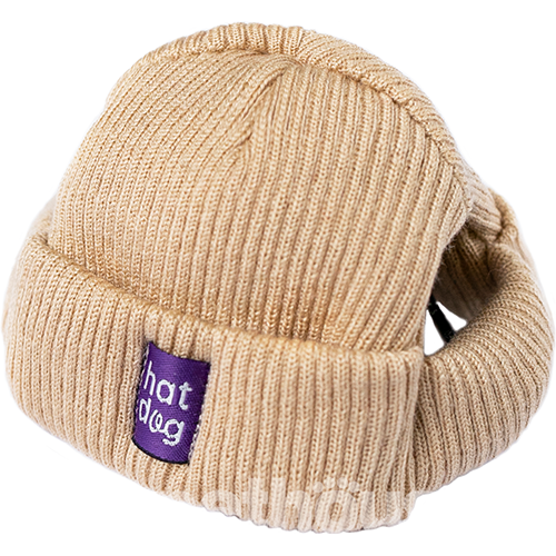 Hat-Dog Шапка для собак, бежевая