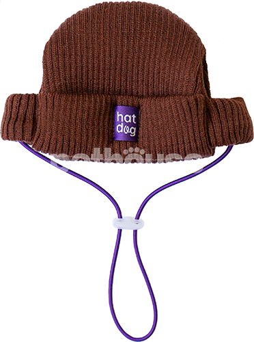 Hat-Dog Шапка для собак, коричневая