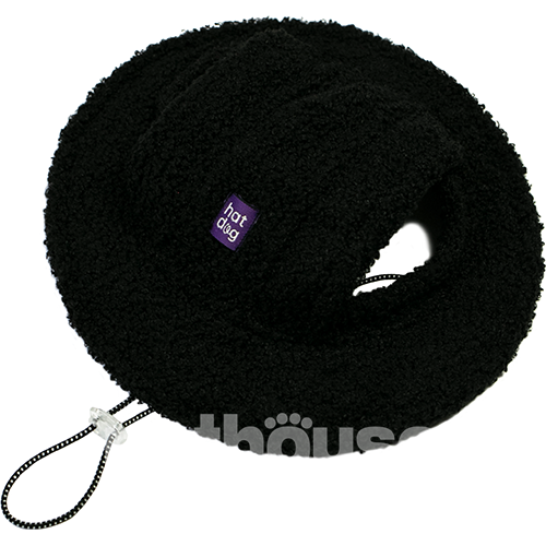 Hat-Dog Теплая панама для собак, черная