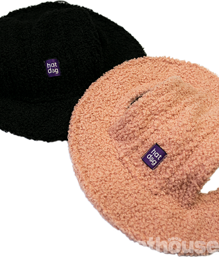 Hat-Dog Теплая панама для собак, пудровая