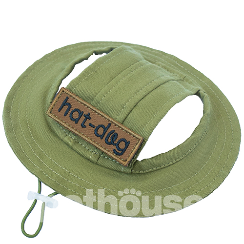 Hat-Dog Панама з бавовни для собак, хакі