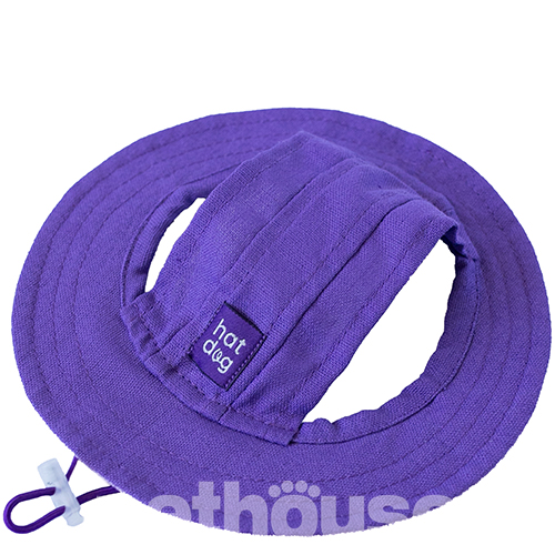 Hat-Dog Панама з льону для собак, лавандовий раф