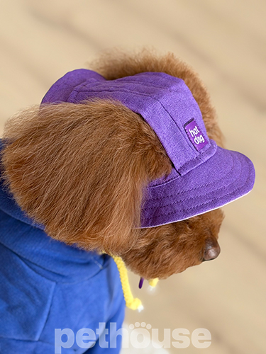 Hat-Dog Панама з льону для собак, лавандовий раф