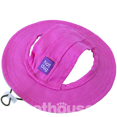Hat-Dog Панама з льону для собак, ягідний смузі