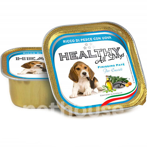 Healthy Alldays Dog Pate Fish With Eggs Puppy