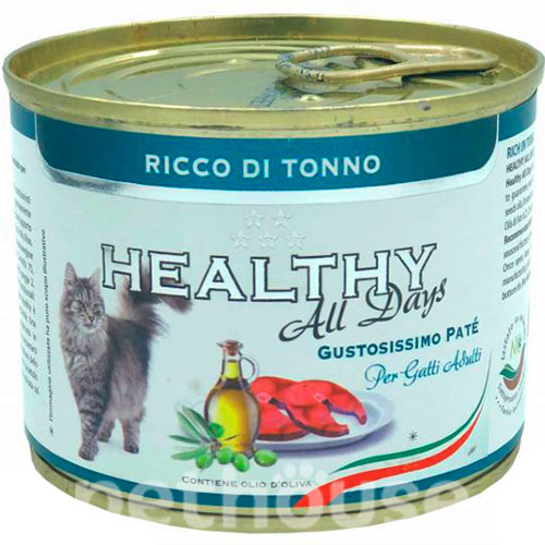 Healthy Alldays Cat Pate Tuna Cans