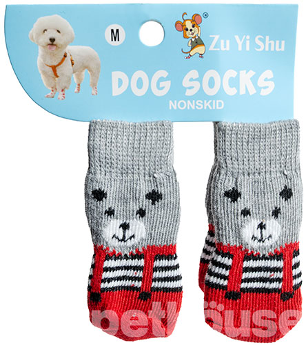 Hellomoon Різдвяні шкарпетки "Ведмедик" для собак