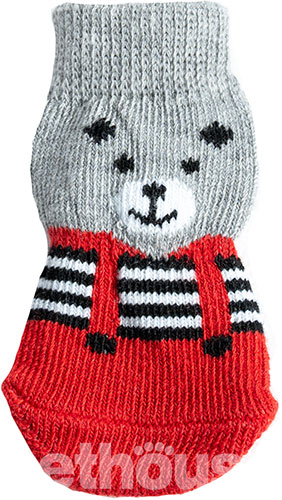 Hellomoon Різдвяні шкарпетки "Ведмедик" для собак