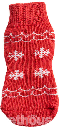 Hellomoon Рождественские носки "Снежинки" для собак Hellomoon Рождественские носки "Снежинки" для собак