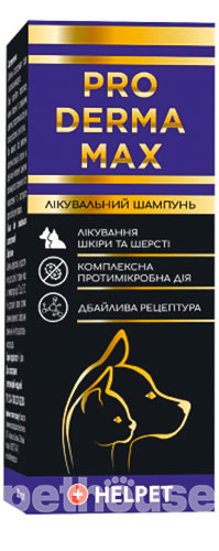 Helpet Pro Derma Мax Шампунь антибактеріальний для котів і собак