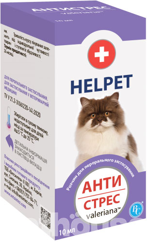 Helpet Анти Стрес валеріана для котів