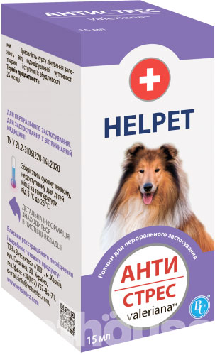Helpet Анти Стресс валериана для собак