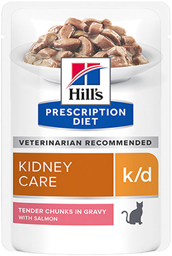 Hill's PD Feline K/D Salmon Pouches