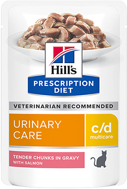 Hill's PD Feline C/D Salmon Pouches