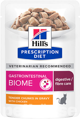 Hill’s PD Feline Gastrointestinal Biome Chicken Pouches