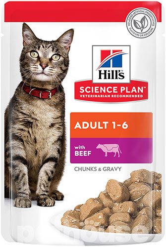 Hill's SP Feline Adult Beef Pouches