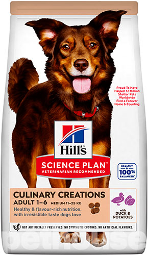 Hill's SP Canine Adult Medium Culinary Creations With Duck & Potatoes