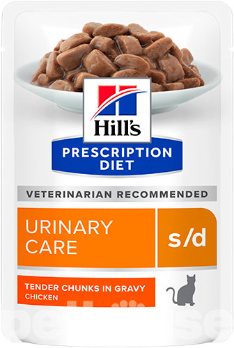 Hill's PD Feline S/D Chicken Pouches