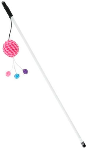 Hippie Pet Удочка с мячиками для кошек