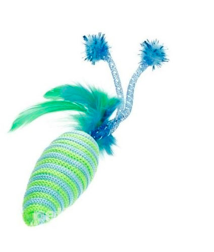 Hippie Pet Мишка з пір'ям для котів Hippie Pet Мишка з пір'ям для котів