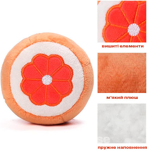 Hippie Pet Плюшевий апельсин для котів Hippie Pet Плюшевий апельсин для котів