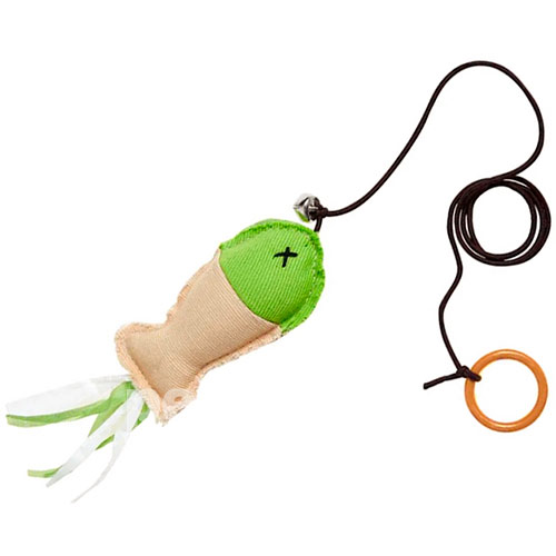 Hippie Pet Игрушка-дразнилка с рыбкой для кошек