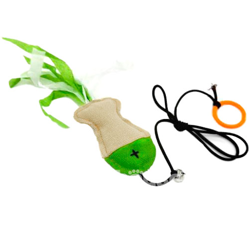 Hippie Pet Игрушка-дразнилка с рыбкой для кошек