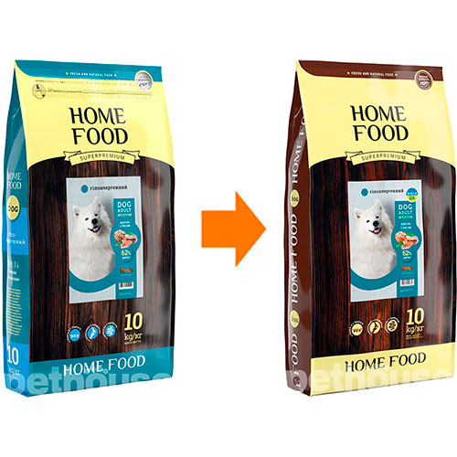 Home Food з фореллю, рисом та овочами для дорослих собак середніх порід, фото 2