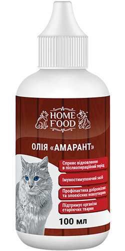 Home Food Олія "Амарант" для котів