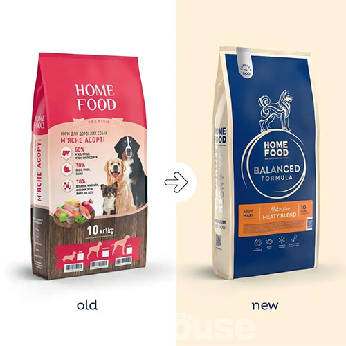 Home Food Premium Nutritive "М'ясне асорті" для дорослих собак великих порід