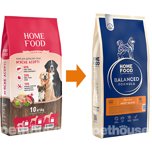 Home Food Premium Nutritive "М'ясне асорті" для дорослих собак малих порід