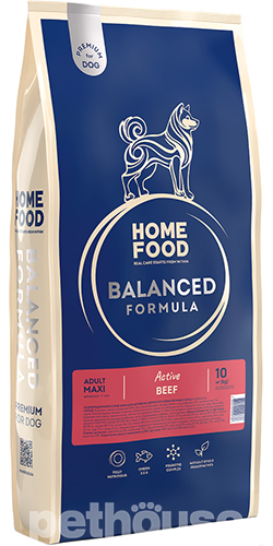 Home Food Premium Active з яловичиною для дорослих собак великих порід