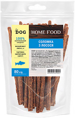 Home Food Соломка з лосося для собак
