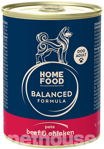 Home Food Паштет з яловичиною і куркою для собак