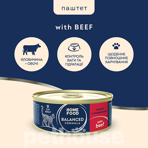 Home Food Паштет с говядиной для кошек