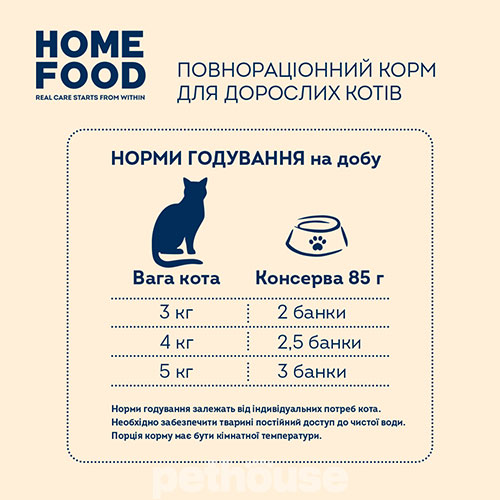 Home Food Sterilised Беззерновий вологий корм з куркою в желе для стерилізованих котів