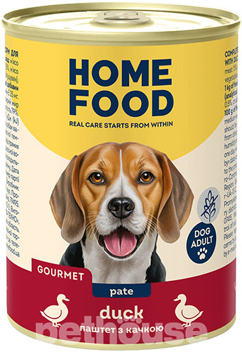 Home Food Gourmet Беззерновий паштет з качкою для вибагливих собак