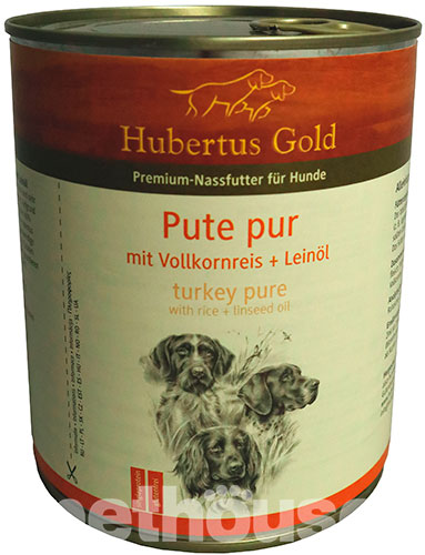 Hubertus Gold Індичка з рисом і лляною олією